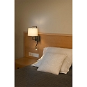 Wandarmatuur FRAME E27 IP20, beige, antiek goud 