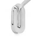 Wandarmatuur ETERNA E27 IP20, chroom, wit 
