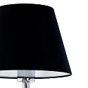 Faro Wandarmatuur ETERNA E27 IP20, chroom, zwart 