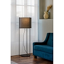 Faro floor lamp DRUM E27 IP20, grey, black matt 