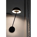 Faro wall luminaire PURE LED IP20, black matt, white 