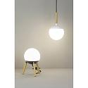 Faro Pendelarmatuur MINE E27 IP20, wit mat 