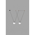 Faro Pendelarmatuur MINE PC SPACE 2-vlams E27 IP20, donkergrijs 