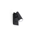 wall luminaire LAO LED IP20, black matt 
