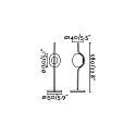 table lamp LE VITA IP20, black matt dimmable