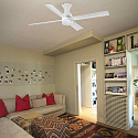 Faro Plafond ventilator FRASER M met Afstandsbediening IP20, wit mat