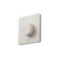 radio wall switch with output for radio control signal (RF), white matt
