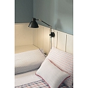 Faro wall luminaire CELIA E14 IP20, black matt 