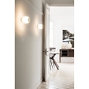 Faro wall and ceiling luminaire MOY LED IP44, gold, satined 