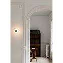 Faro wall and ceiling luminaire MOY LED IP44, gold, satined 