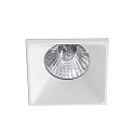 Plafondinbouwarmatuur NEON SQ hoekig GU10 IP20, wit mat 