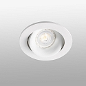 Faro Plafondinbouwarmatuur ARGON rond, draaibaar GU10 IP20, wit mat 