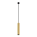 Pendelarmatuur STAN GU10 IP20, goud, gesatineerd 