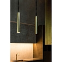 Faro Pendelarmatuur STAN GU10 IP20, goud, gesatineerd 