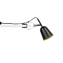 Klemarmatuur STUDIO E14 IP20, zwart mat 