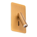 Wandinbouwarmatuur SUAU LED IP20, brons 