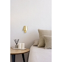 Faro wall luminaire LE LED IP20, gold, satined 