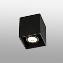 Faro Plafondarmatuur TECTO GU10 IP20, zwart mat 