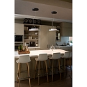 Faro Pendelarmatuur DOLME LED IP20, wit mat 