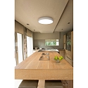 Faro ceiling luminaire COCOTTE LED IP20, glossy, white 