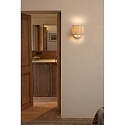 Faro wall luminaire SAMBA E27 IP20, beige, white 