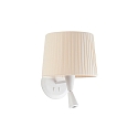 wall luminaire SAMBA E27 IP20, beige, white matt 