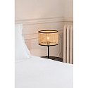 Faro table lamp MAMBO E27 IP20, black matt 
