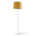 Staande lamp SAMBA E27 IP20, geel, wit mat 