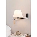 wall luminaire RON E27 IP20, beige, dark grey 