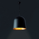 Faro Pendelarmatuur CRATER E27 IP20, zwart mat 