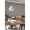 Faro Pendelarmatuur CHARLOTTE E27 IP20, wit mat 