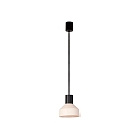 Pendelarmatuur KOMBO E27 IP20, beige, zwart mat 