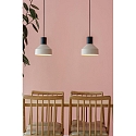 Pendelarmatuur KOMBO E27 IP20, beige, zwart mat 