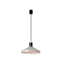Pendelarmatuur KOMBO E27 IP20, grijs, zwart mat 