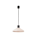 Pendelarmatuur KOMBO E27 IP20, beige, zwart mat 