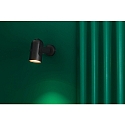 Faro outdoor wall luminaire SLOT LED IP65, black 