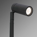 Faro Armatuur met grondpen SETH LED IP44, zwart mat 