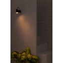 Faro Wandarmatuur LIT GU10 IP54, donkergrijs 