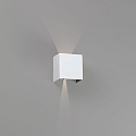 Faro Wandarmatuur voor buitenshuis OLAN 2-vlams LED IP65, wit mat 