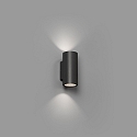 Faro Wandarmatuur voor buitenshuis THON 2-vlams LED IP55, donkergrijs 