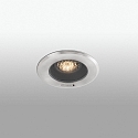 Faro Downlight GEISER 130 / GU10 rond, instelbaar GU10 IP67, rvs, gesatineerd dimbaar