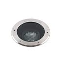 Vloerinbouwarmatuur GEISER 260 / 10� rond, instelbaar, begaanbaar IP67, rvs, gesatineerd 