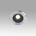 Faro Vloerinbouwarmatuur GEISER 180 / 38� rond, instelbaar, begaanbaar IP67, rvs, gesatineerd 