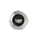 Vloerinbouwarmatuur GEISER 180 WALLWASHER rond, stijf, asymmetrisch IP67, rvs, gesatineerd 
