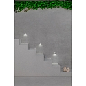 Faro Wandarmatuur voor buitenshuis KEENAN LED IP67, nikkel mat 