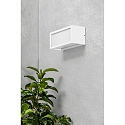 Faro Wandarmatuur voor buitenshuis TEJO E27 IP54, wit mat 