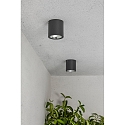 Faro Plafondarmatuur GOZ LED IP65, donkergrijs 