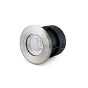 floor recessed luminaire SURIA 120 round, rigid, passable IP67, stainless steel, satined 
