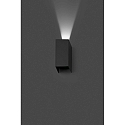outdoor wall luminaire BLIND up / down, 2 flames LED IP65, dark grey 