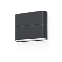 outdoor wall luminaire ADAY 2 flames LED IP54, dark grey 
